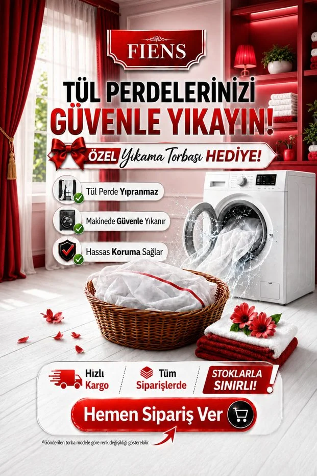 8139 SARMAŞIK BRODE HER ODAYA UYGUN GRAMAJLI 1E 2 SIKI PİLELİ TÜL PERDE ÜTÜ İSTEMEZ En Çok 